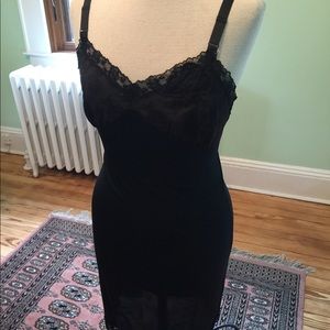 Vintage 60’s Black Full Slip